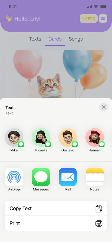 Organize & Share